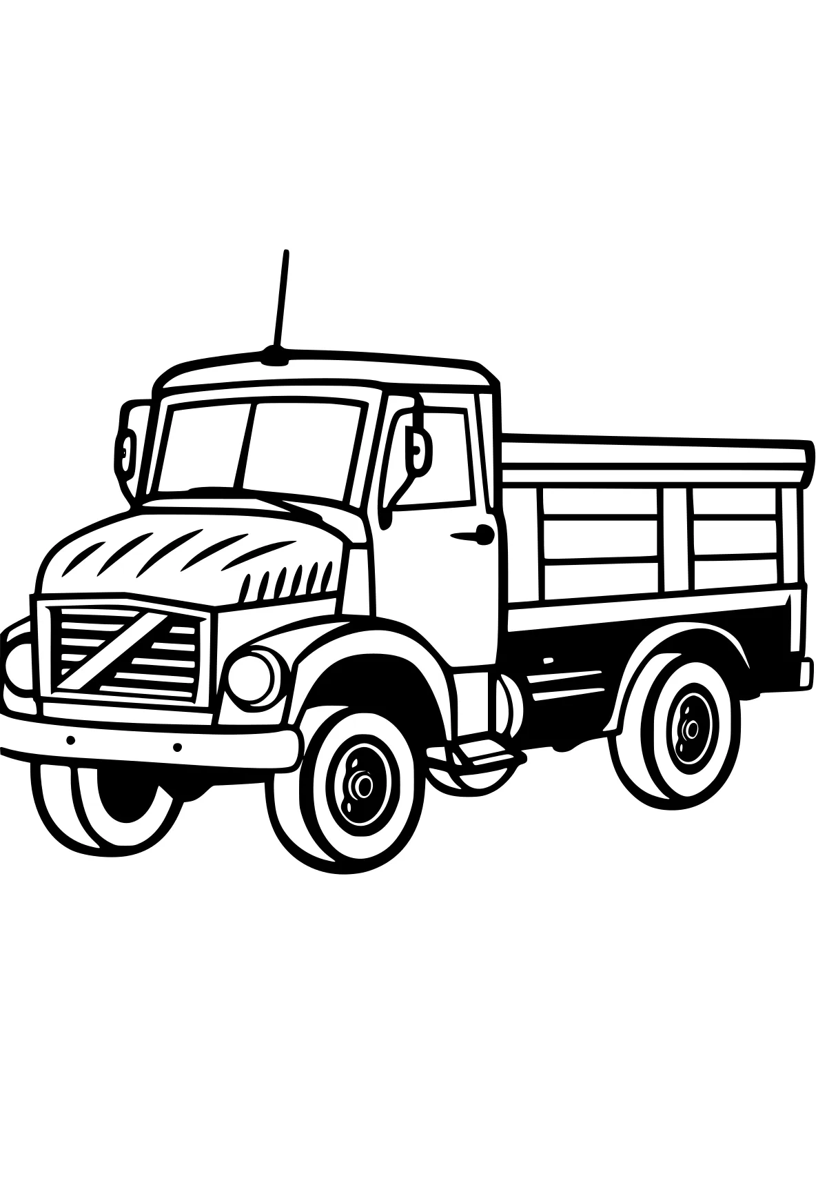 truck coloring page truck, trucks, vehicle, ambulance, ranger, free downloads