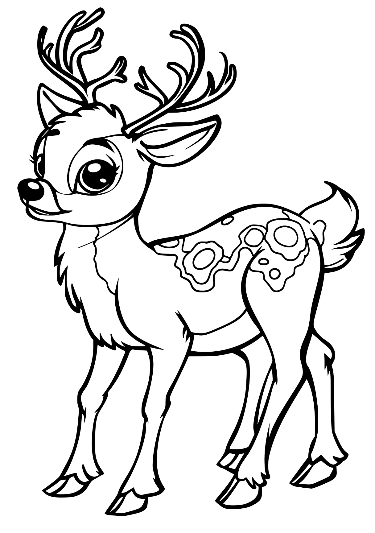 rudolph coloring pages deer, bambi, reindeer, free page downloads