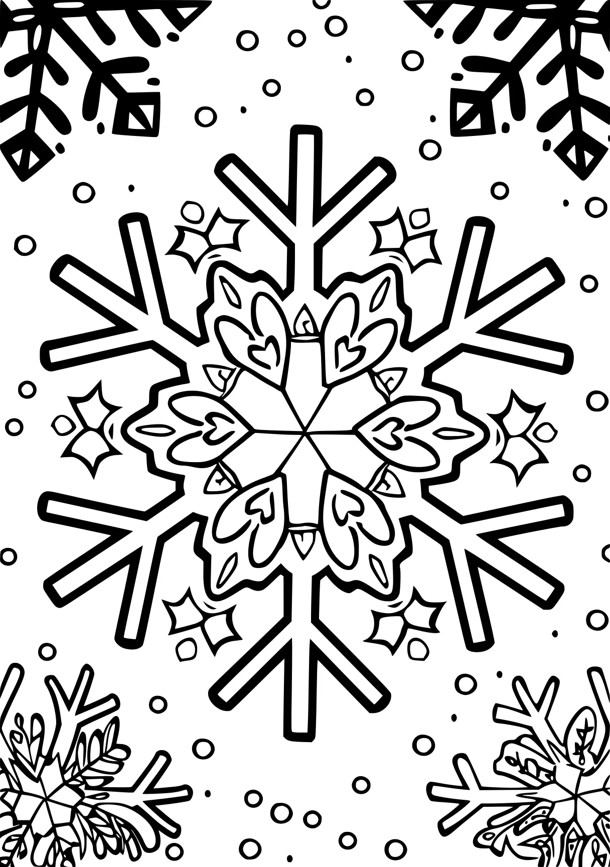 snowflakes coloring pages snowflakes, ornament, snow, free page downloads