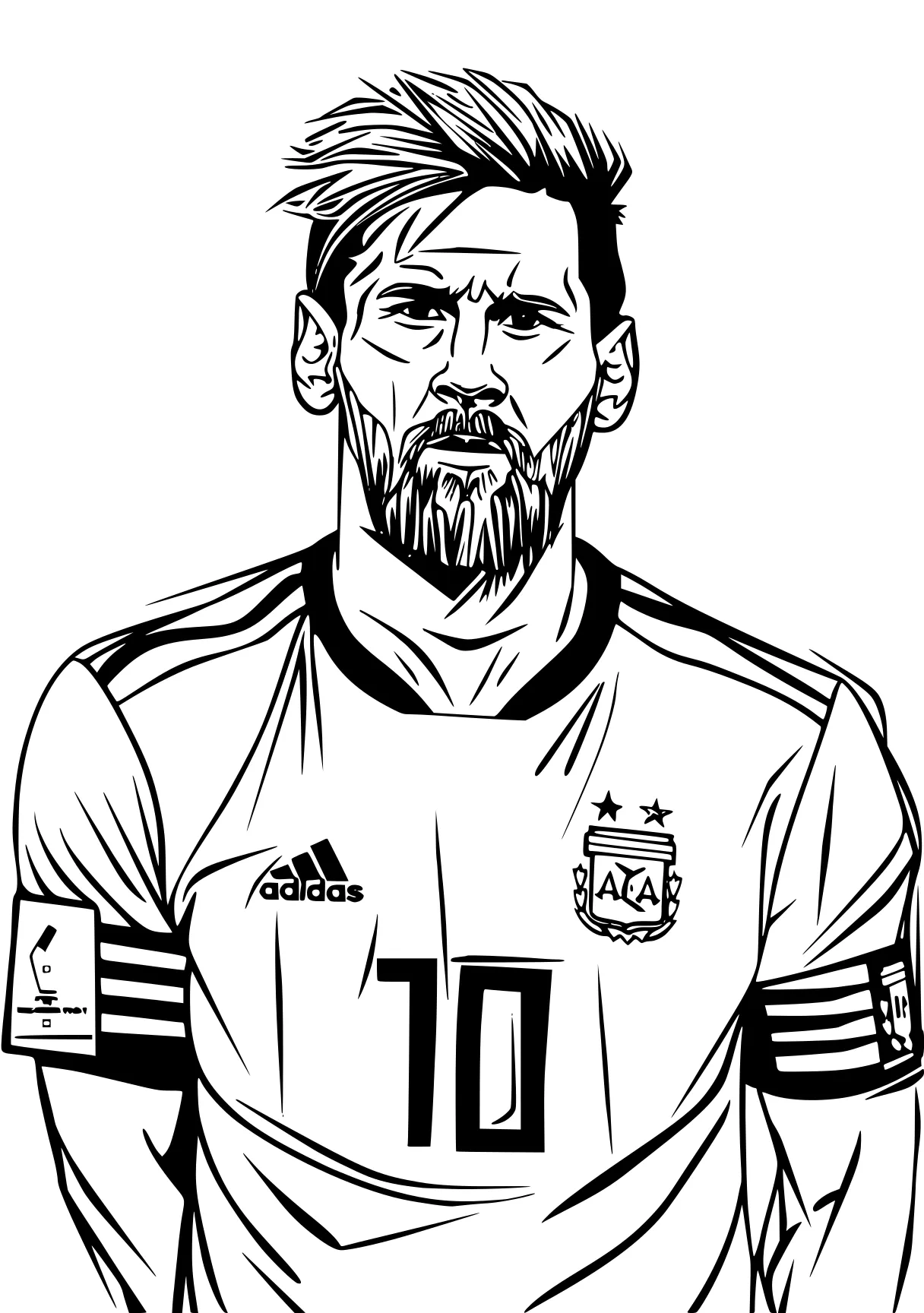 messi colouring pages messi, captain, ronaldo, king, soccer, free coloring page downloads