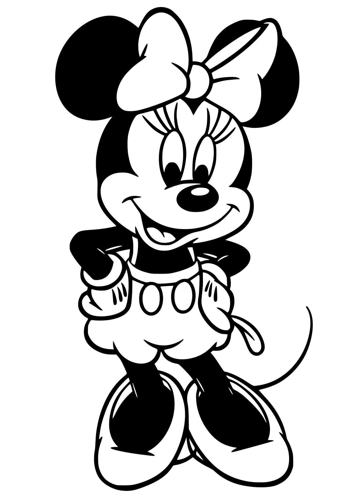 minnie coloring page mickey, minnie, mouse, disney, goofy, free downloads