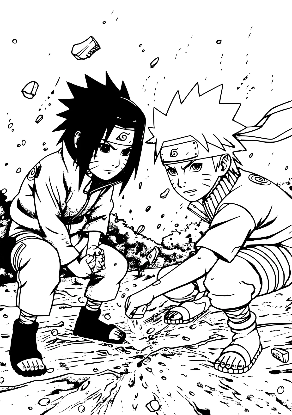 coloring pages naruto naruto, beyblade, sasuke, tanjiro, fathers, free page downloads