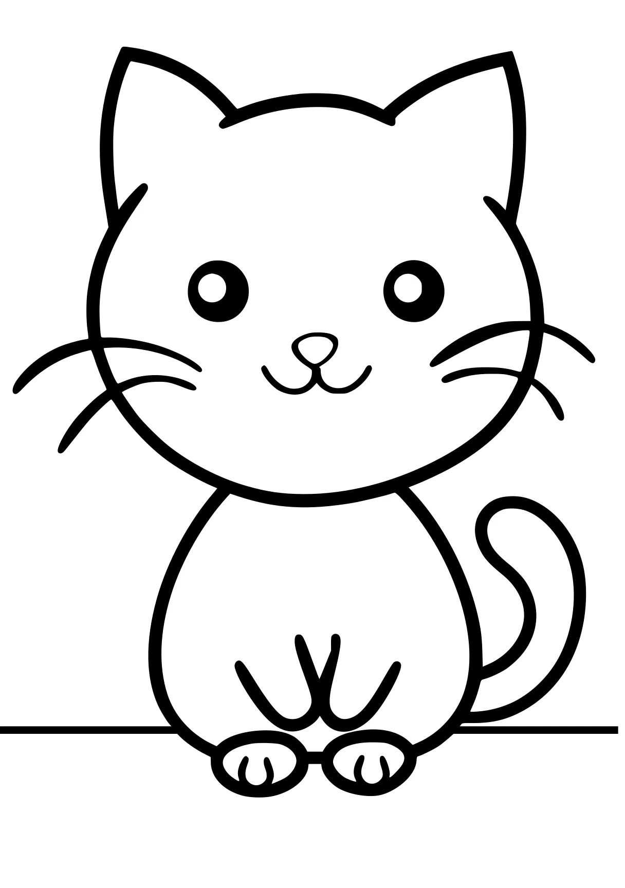 kitty coloring page kitty, cat, mew, kitten, free downloads