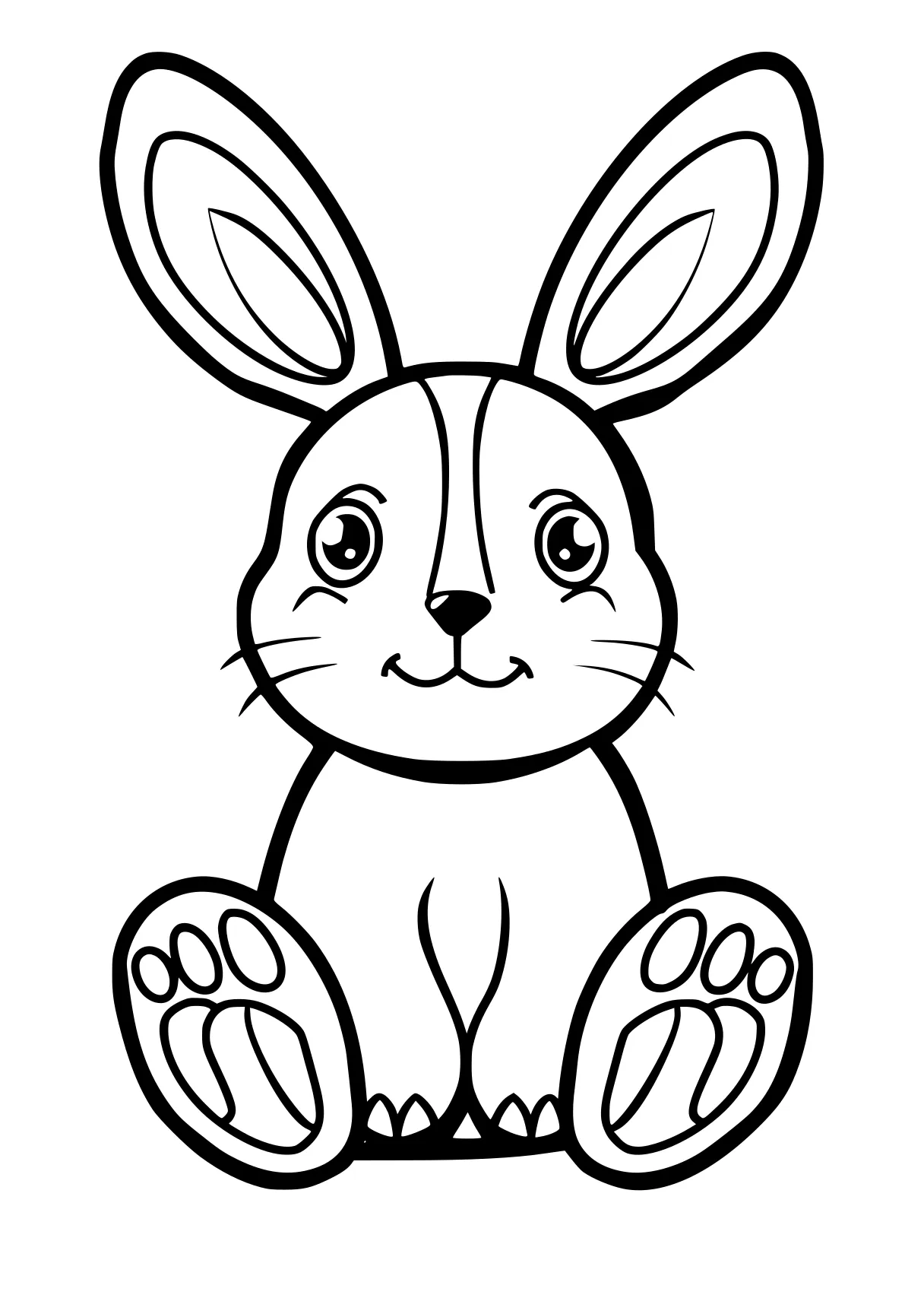 coloring pictures rabbit, bunny, scorbunny, free page downloads