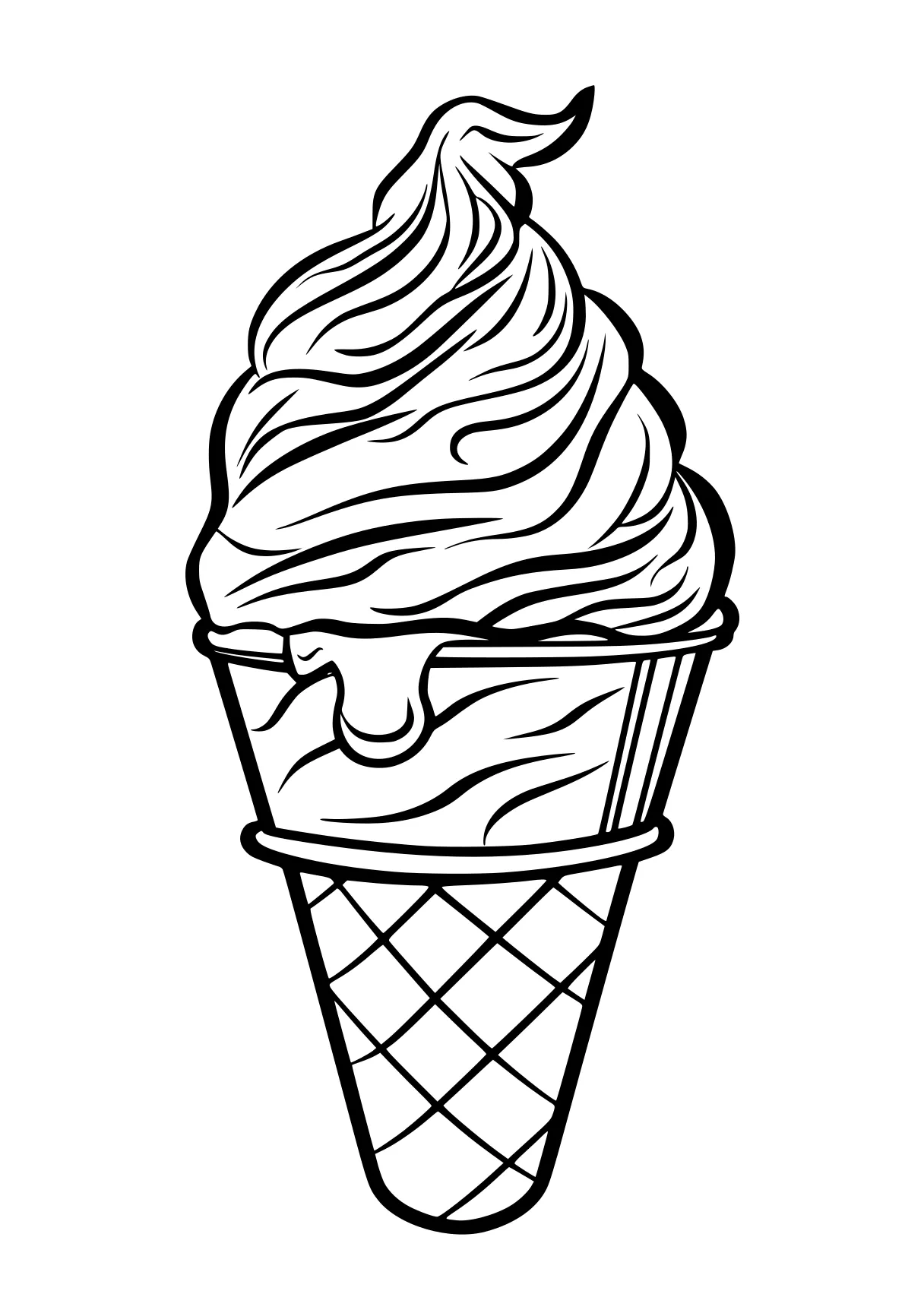 ice cream coloring pages ice, wall, a4, cream, free page downloads