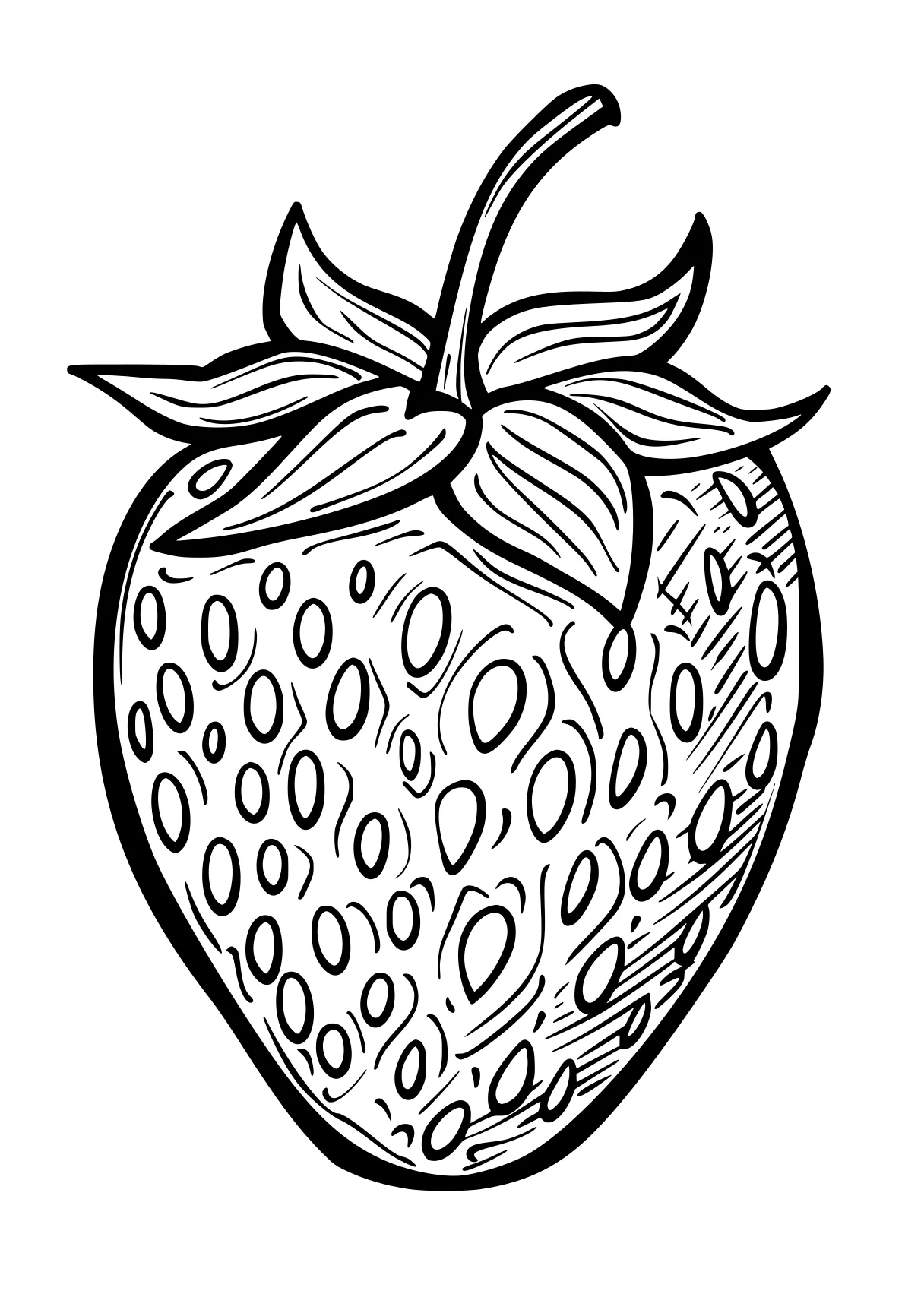 strawberry coloring page strawberry, apple, pineapple, fruit, wall, free downloads