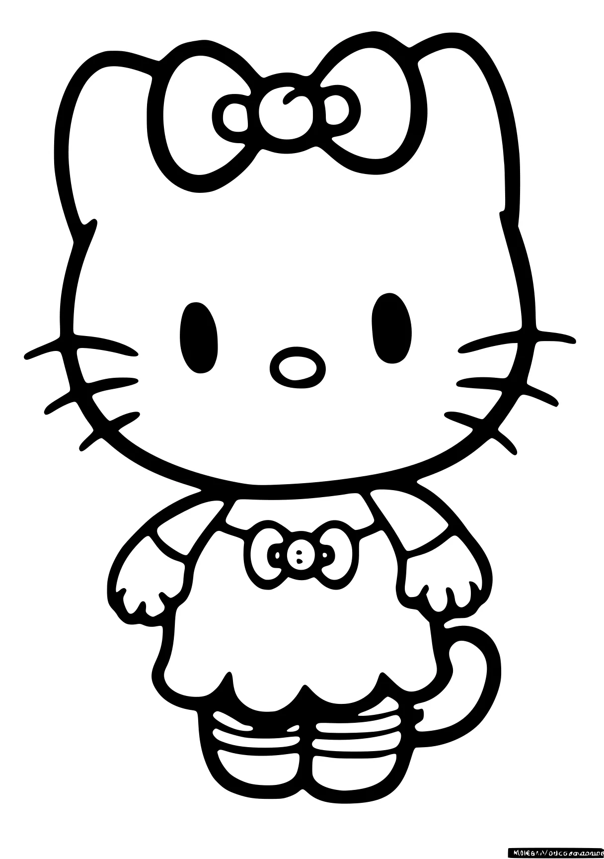 hello kitty and friends coloring pages sanrio, kitty, chibi, cinnamoroll, cat, free page downloads