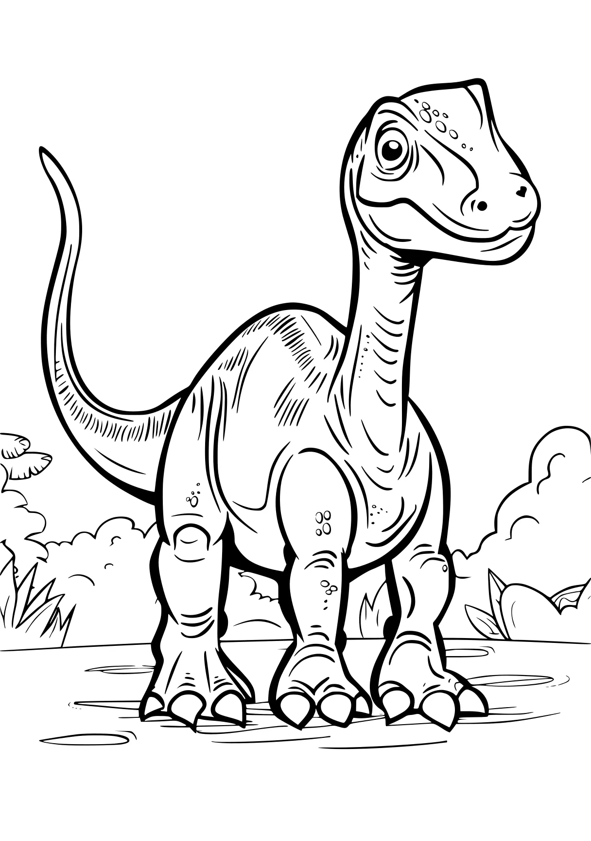 printable dinosaur coloring pages brachiosaurus, indoraptor, trex, allosaurus, dino, free page downloads