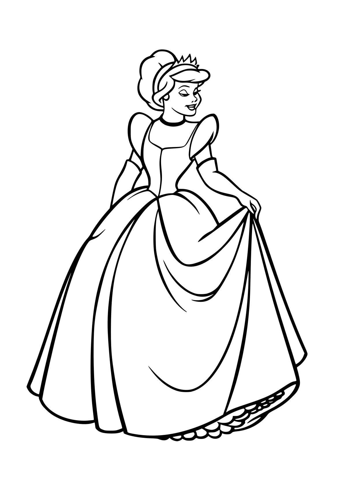 cinderella coloring cinderella, belle, tiana, free page downloads