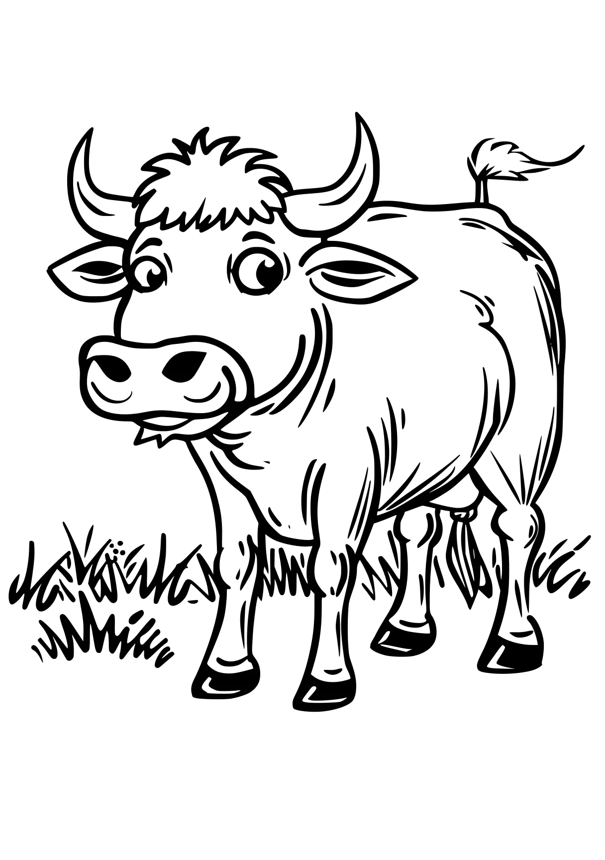 bible coloring pages cow, buffalo, rhino, animal, notability, free page downloads