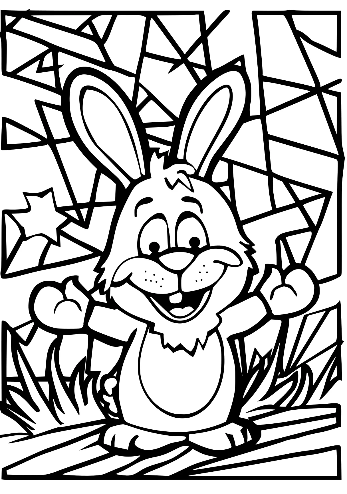 christian coloring pages bunny, rabbit, scorbunny, free page downloads