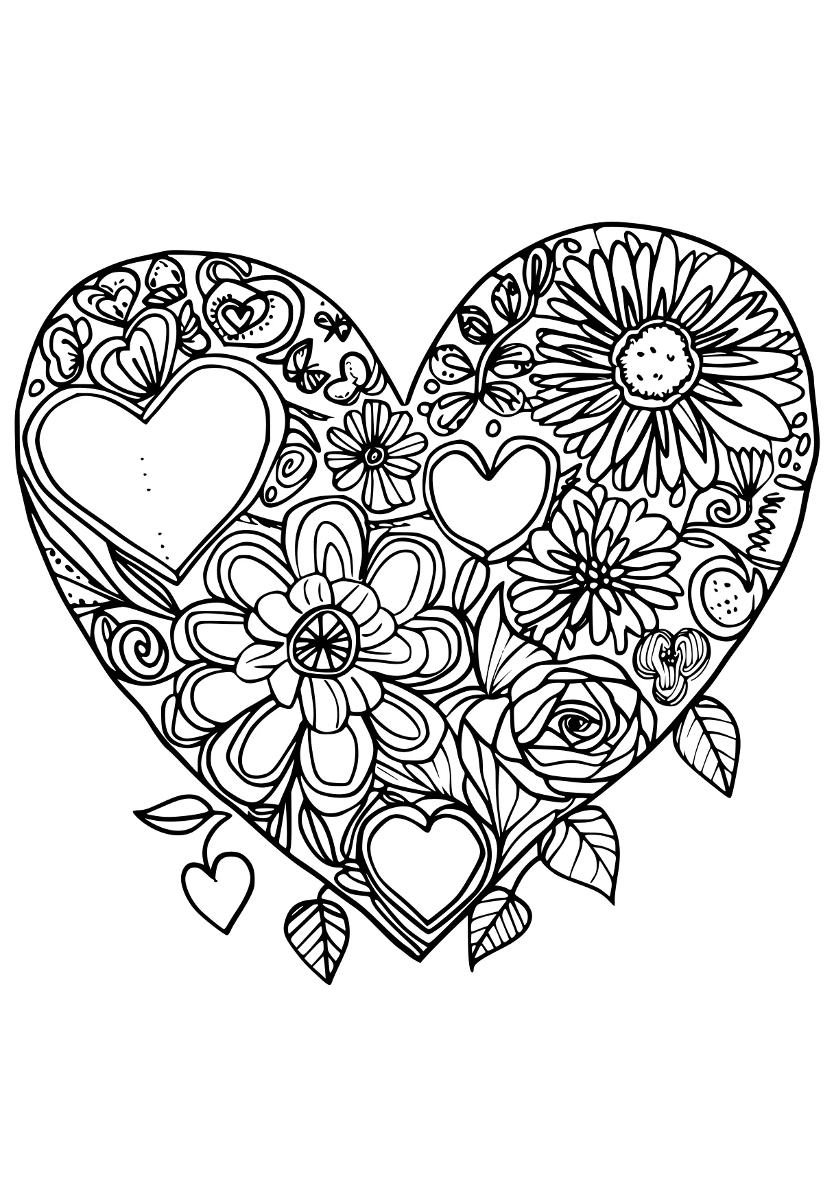 free printable coloring sheets, iheartcraftythings, heart, printables, page downloads