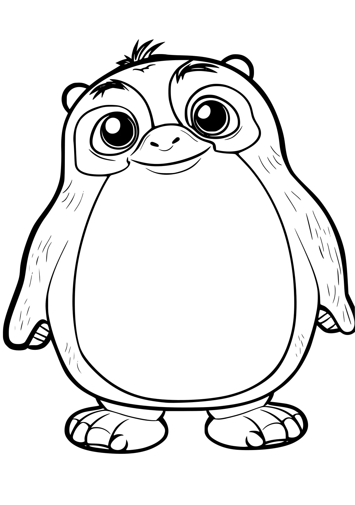 huggy wuggy coloring page owl, penguin, pororo, pug, frog, free downloads