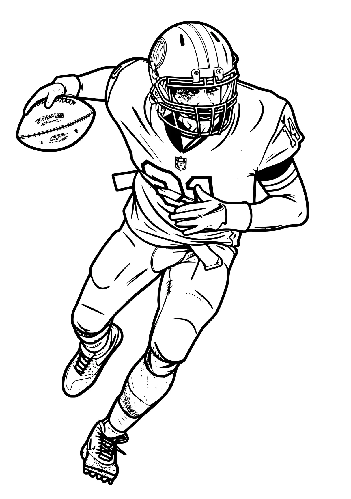 football coloring sheet sports, ball, football, hatcher, free page downloads