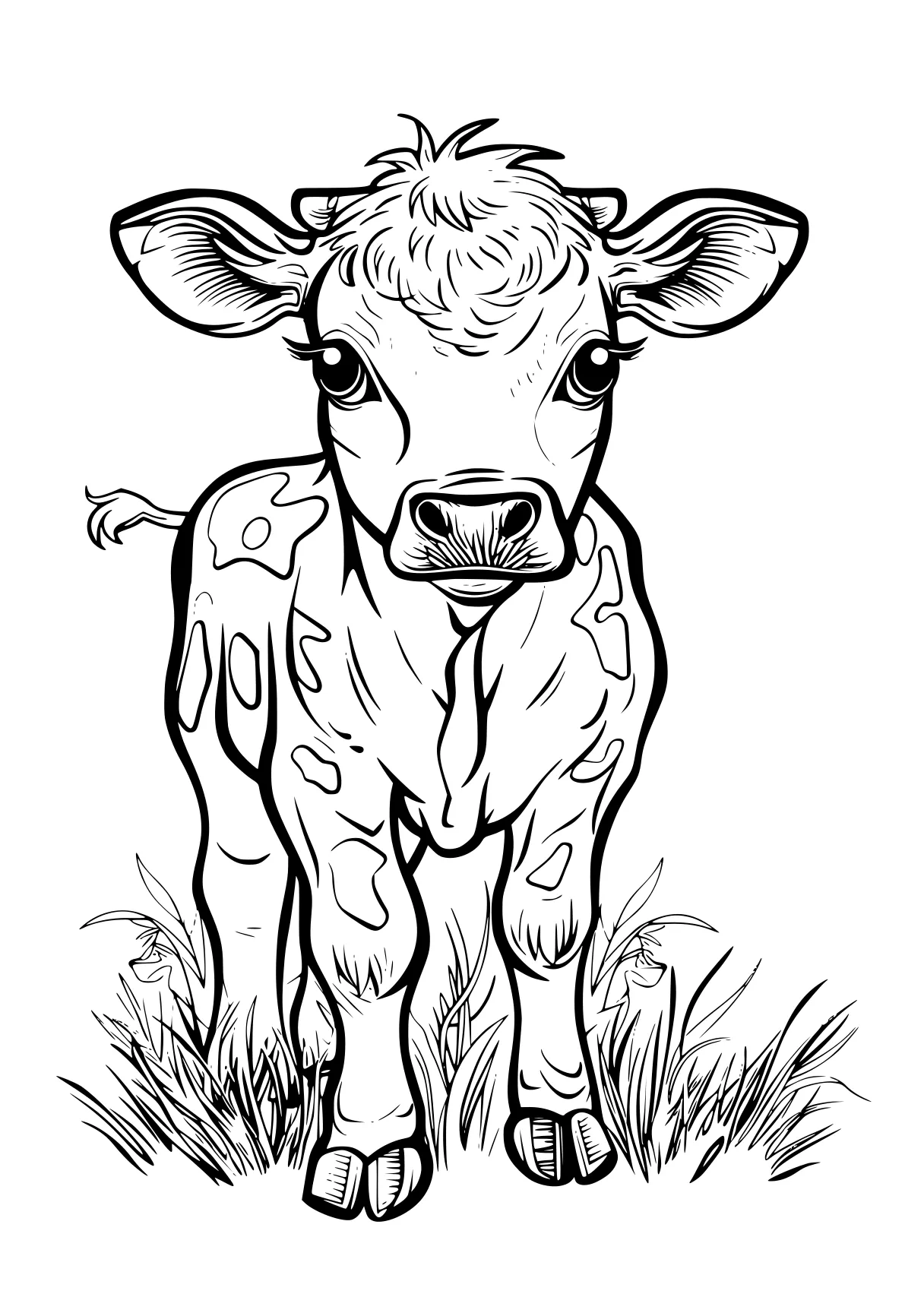 cow coloring pages cow, buffalo, illustrator, farm, deer, free page downloads