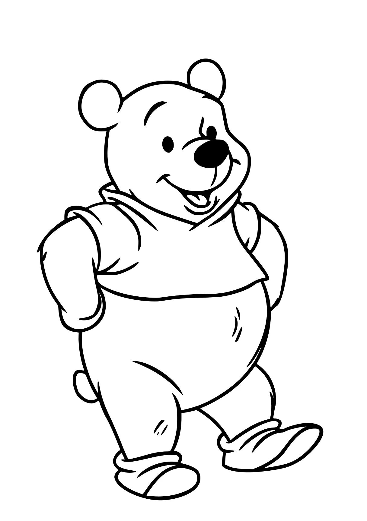 pooh coloring pages pooh, winnie, bear, fazbear, teddy, free page downloads