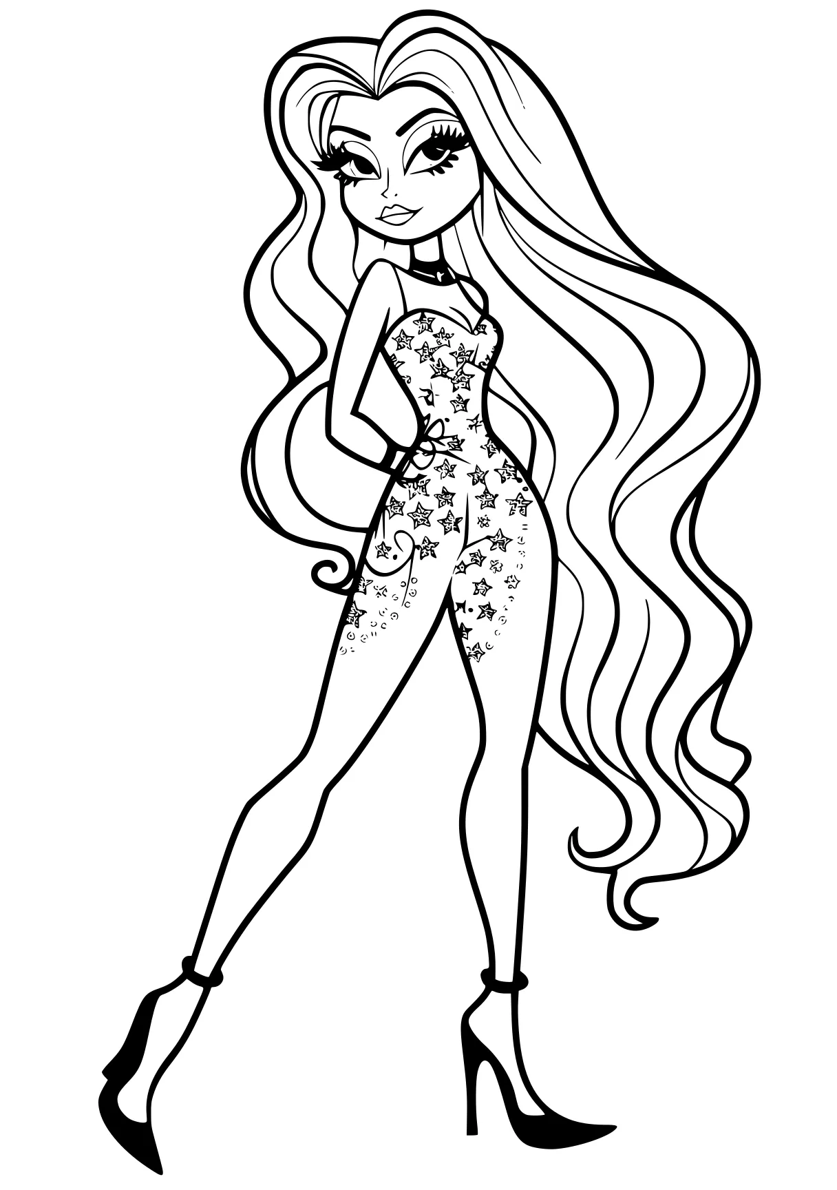 monster high coloring book mermaid, rapunzel, sparkle, leg, leopard, free page downloads