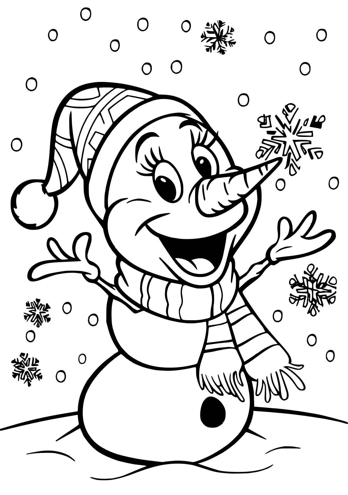 disney christmas coloring pages, olaf, rudolph, snowman, free page downloads