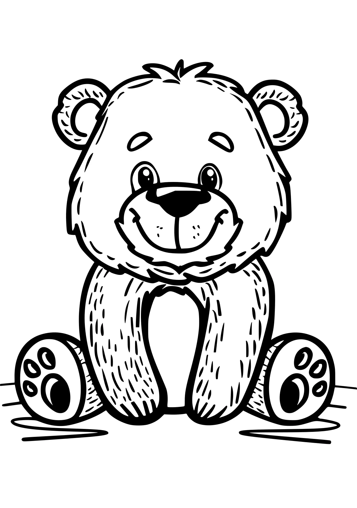 bluey coloring sheet bear, fazbear, teddy, winnie, bears, free page downloads