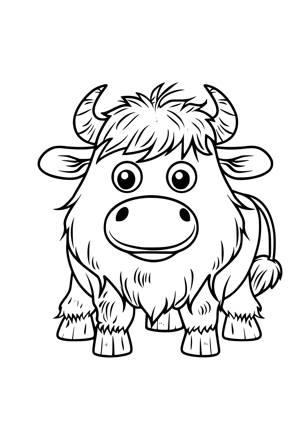 best coloring books for adults cow, buffalo, sheep, gruffalo, pig, free page downloads