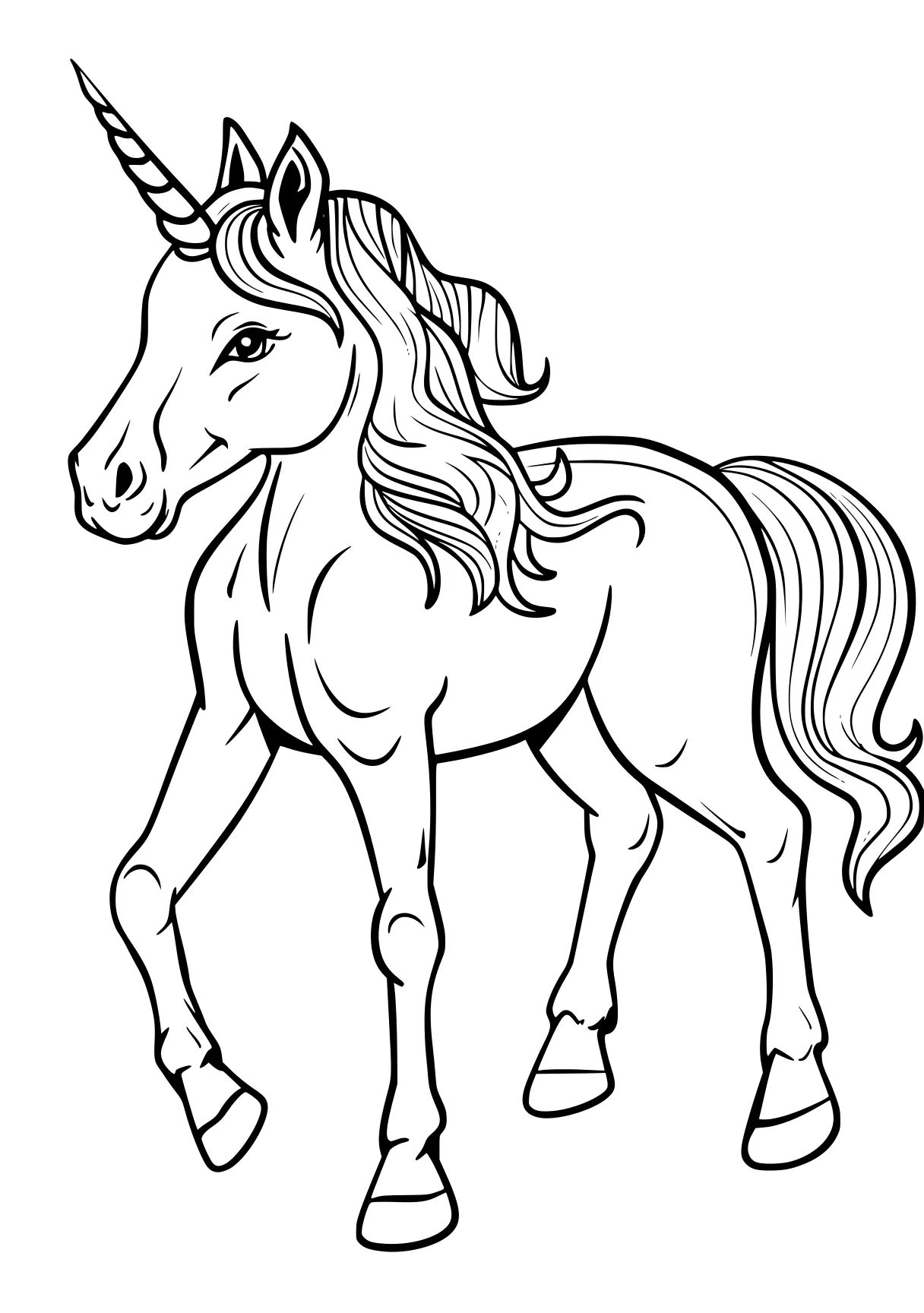 printable unicorn coloring pages unicorn, horse, pony, pegasus, mlp, free page downloads