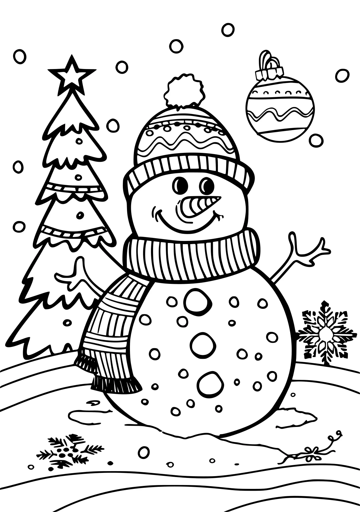 free printable christmas coloring pages snowman, claus, december, page downloads