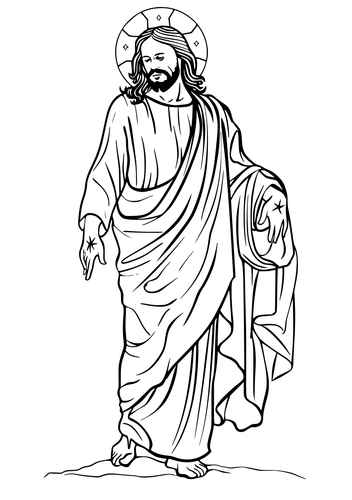 jesus coloring pages zacchaeus, christian, moses, baptist, jesus, free page downloads