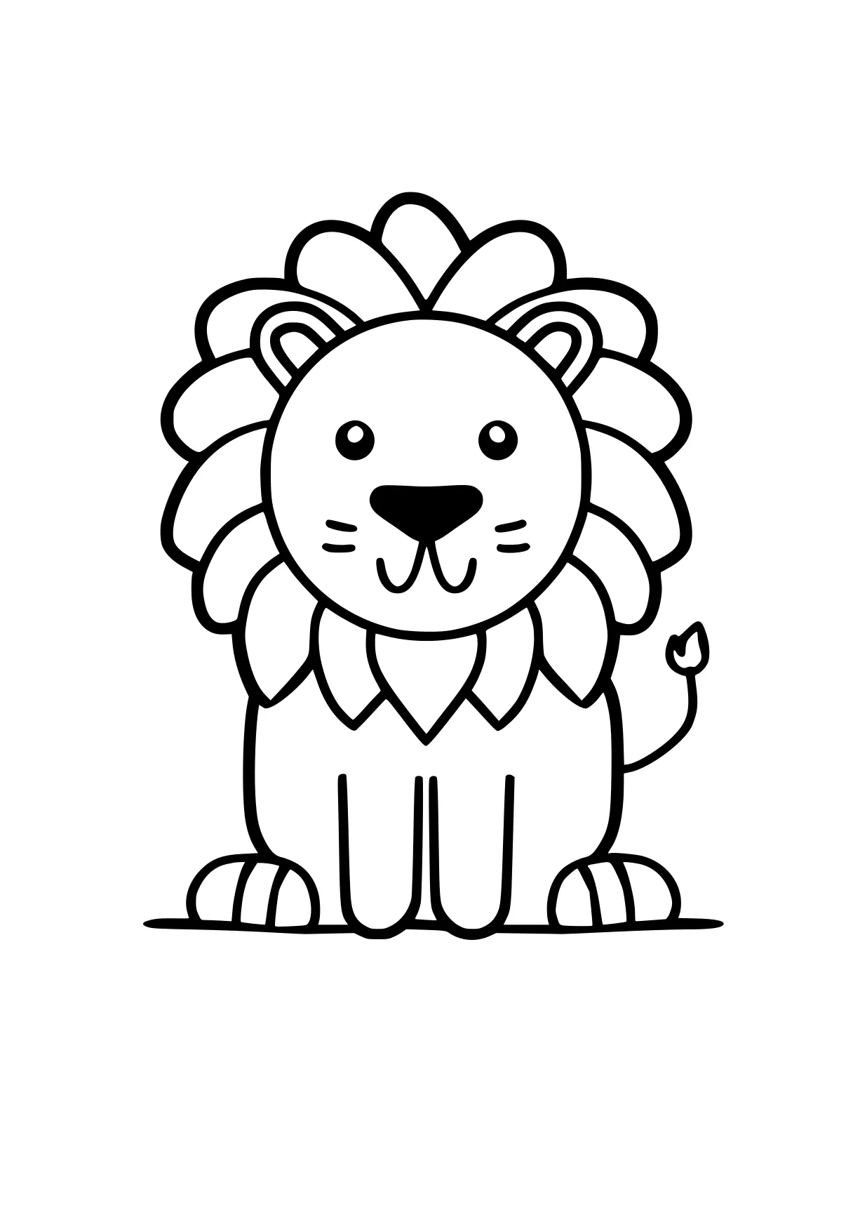 printable animal coloring pages lion, lions, hedgehog, bear, winnie, free page downloads