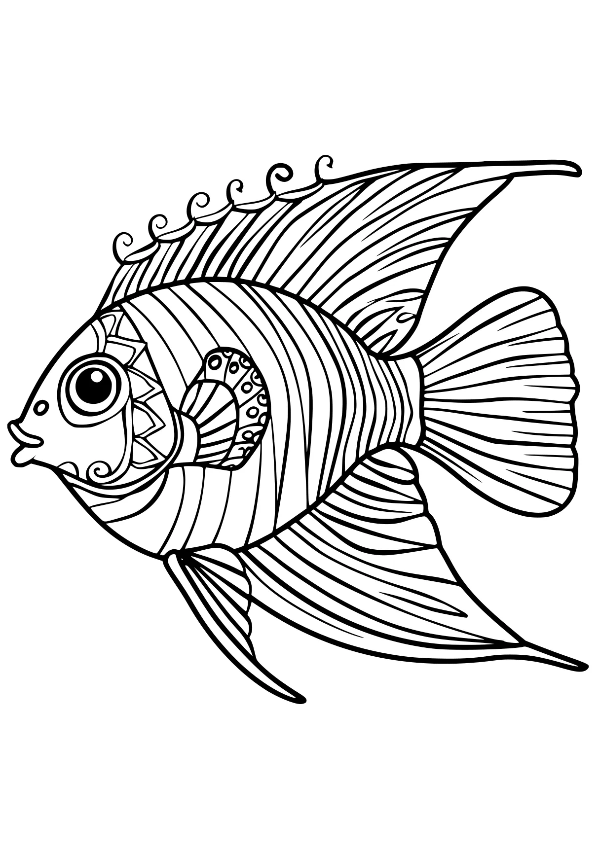 fish coloring pages fish, nemo, head, adult, free page downloads