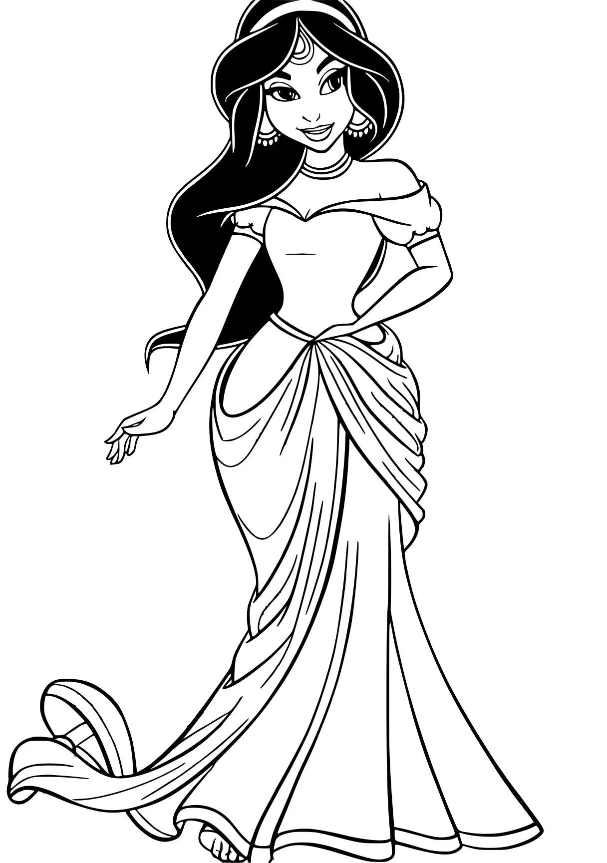 jasmine coloring pages moana, jasmine, pocahontas, rapunzel, mulan, free page downloads