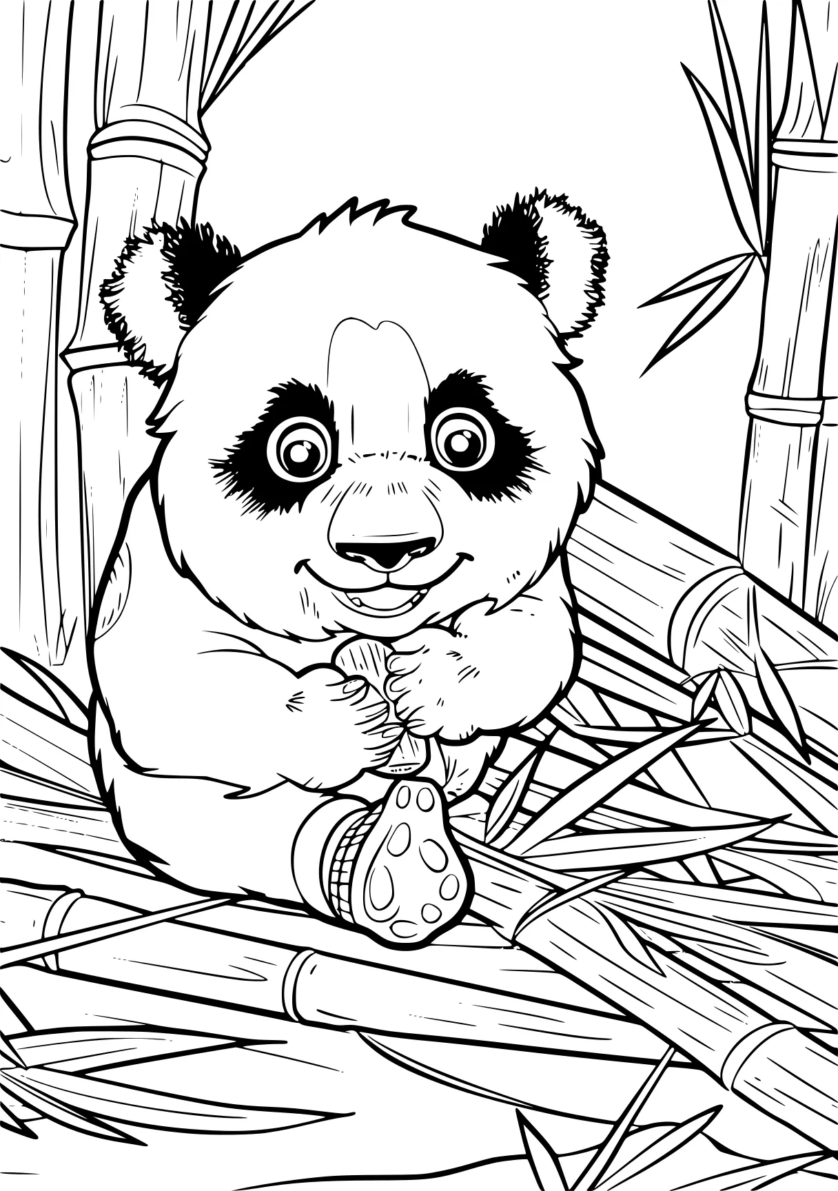 panda coloring sheet panda, bear, pencils, hamster, sloth, free page downloads