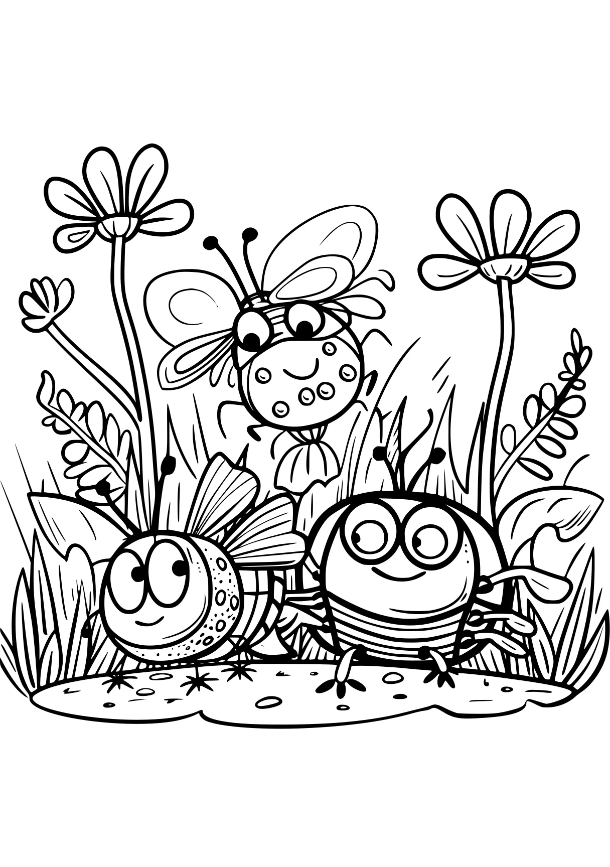 coloring pages insects, plants, bugs, octonauts, free page downloads