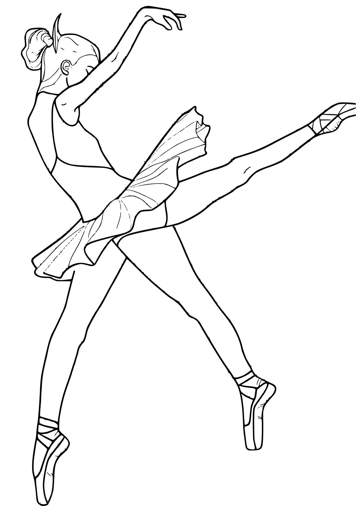 ballerina coloring pages ballerina, dance, leg, winx, shinobu, free page downloads