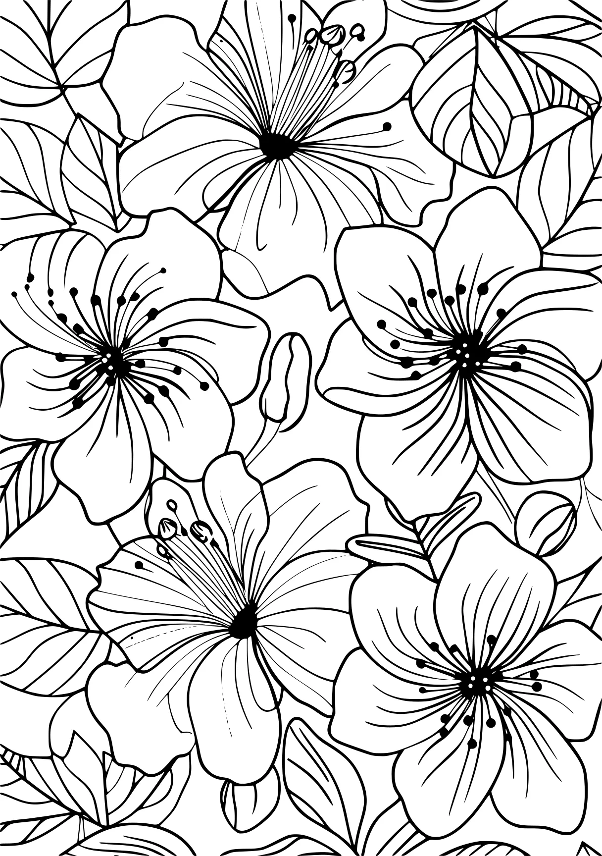 coloring pages for adults flowers, pattern, patterns, colouring, free page downloads