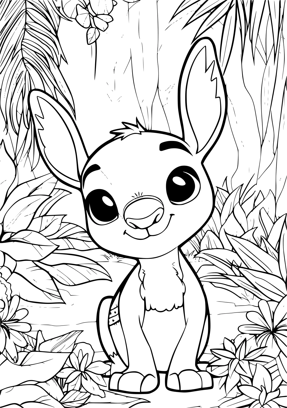 stitch coloring pages stitch, scorbunny, eevee, bunny, rabbit, free page downloads