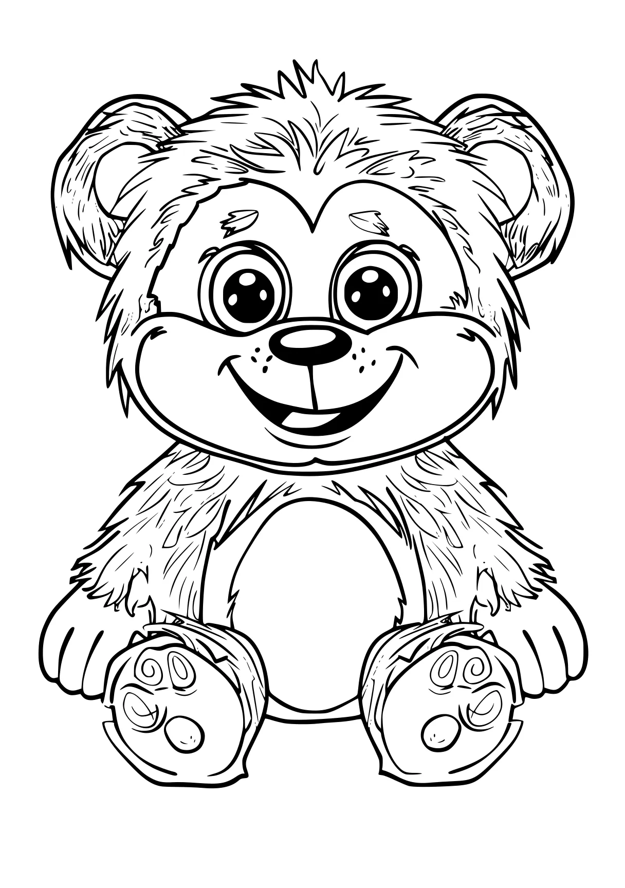 huggy wuggy colouring pages fazbear, koala, bear, raccoon, free coloring page downloads