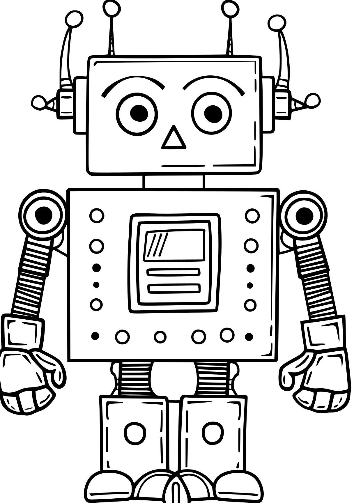 robot coloring pages robot, ai, bots, robocar, alphablocks, free page downloads