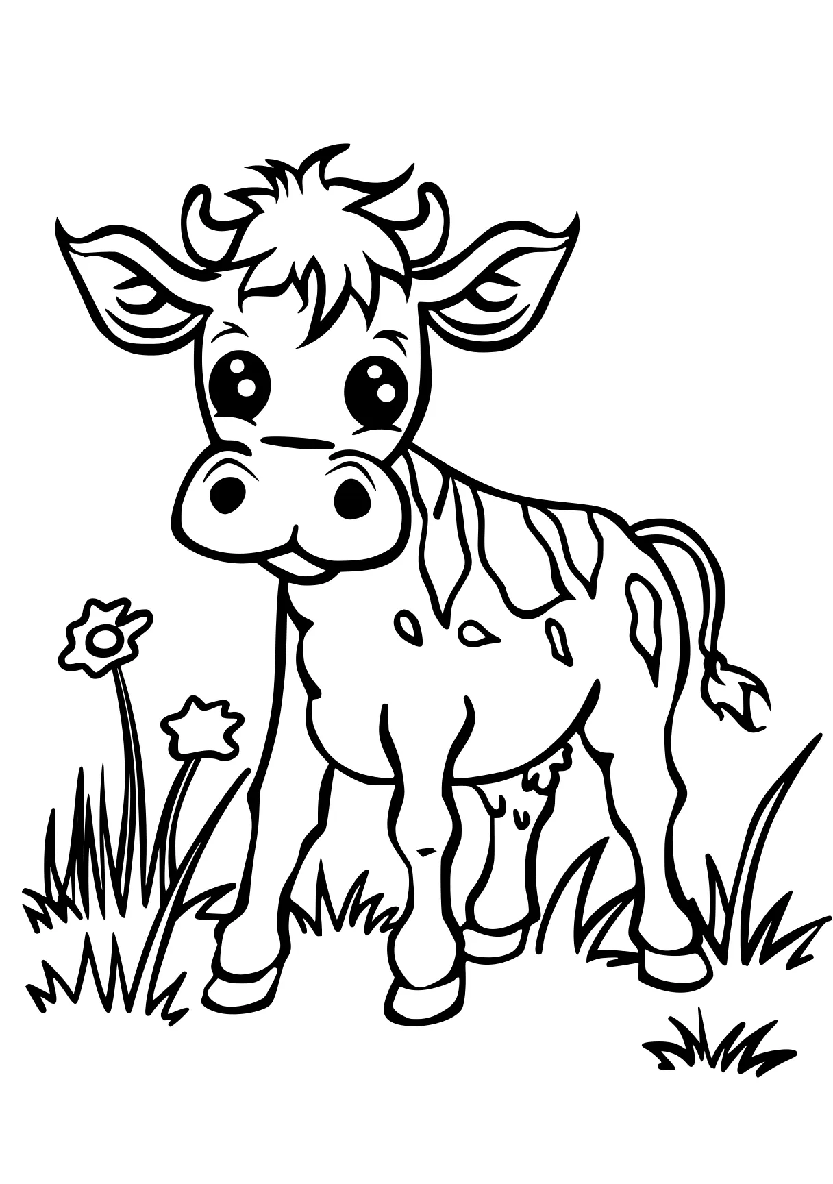 coloring pages printable free cow, buffalo, moose, notability, rhino, page downloads