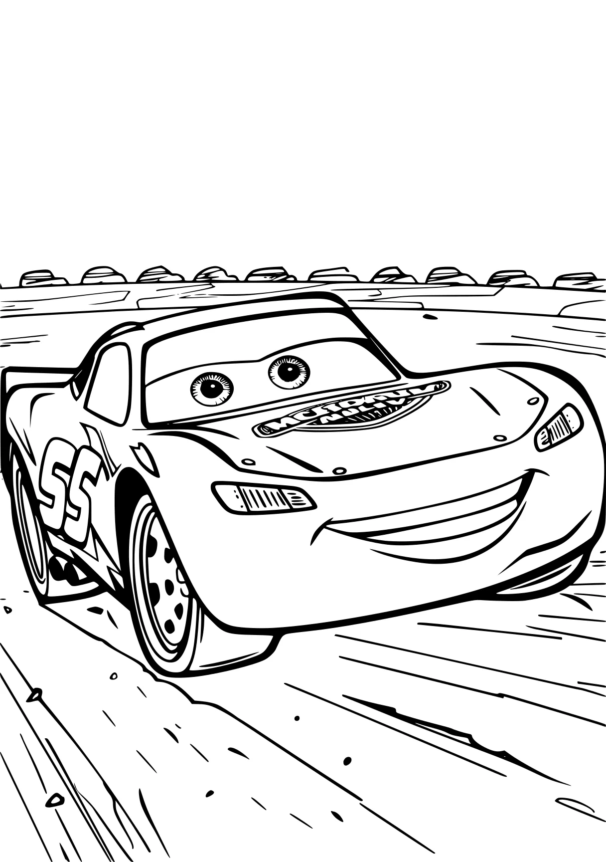 lightning mcqueen coloring page car, cars, race, robocar, z, free downloads