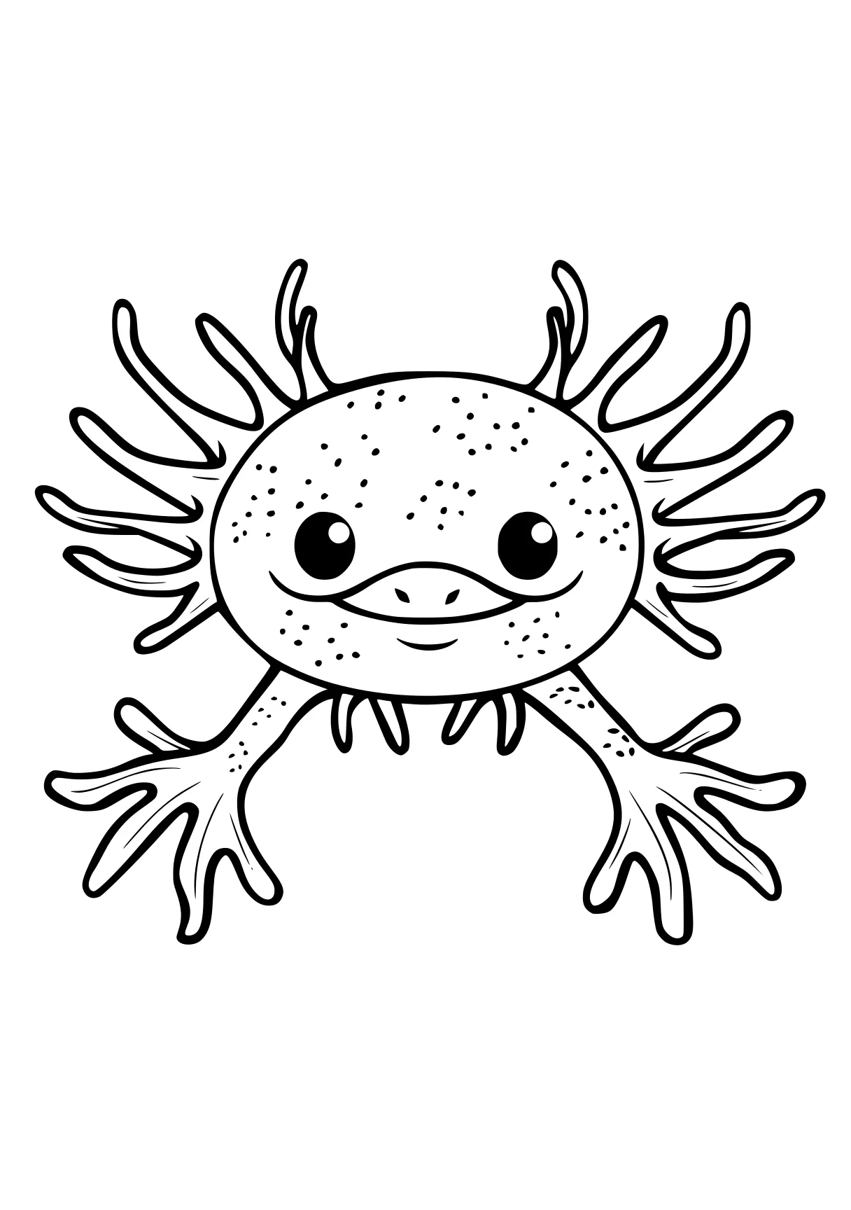 axolotl coloring page axolotl, molang, crab, hedgehog, sun, free downloads