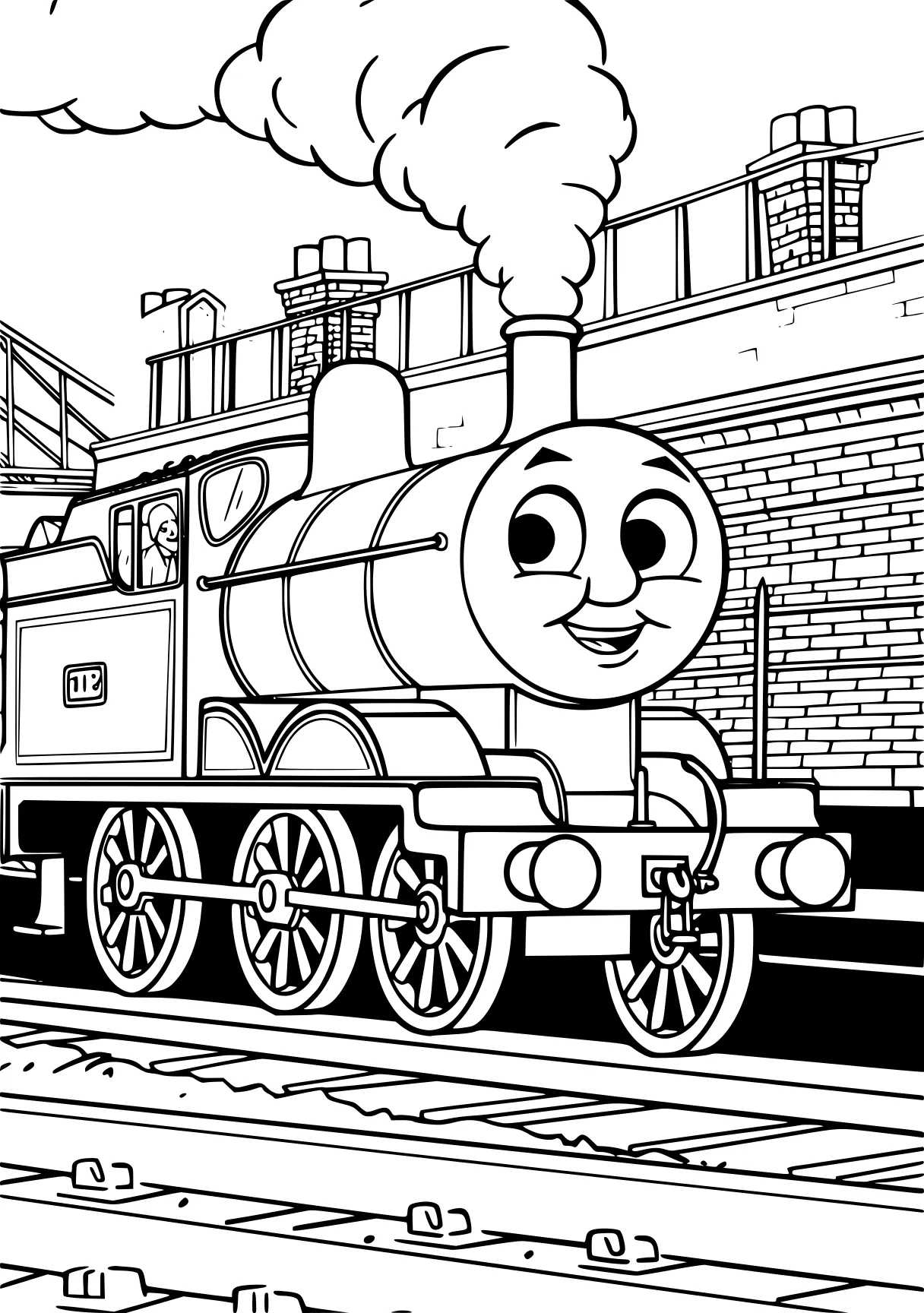 thomas the tank engine colouring pages thomas, percy, train, free coloring page downloads