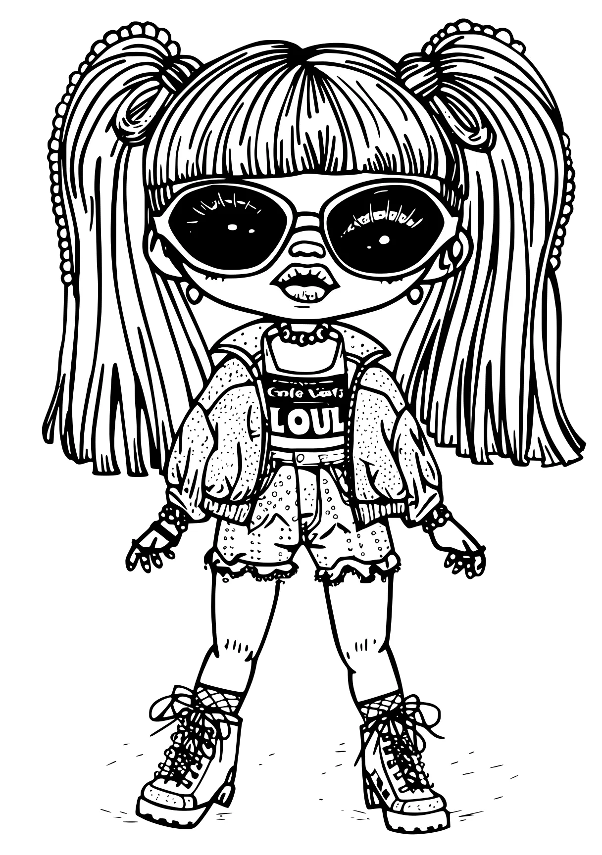 lol doll coloring pages bratz, doll, lilo, chibi, glamrock, free page downloads