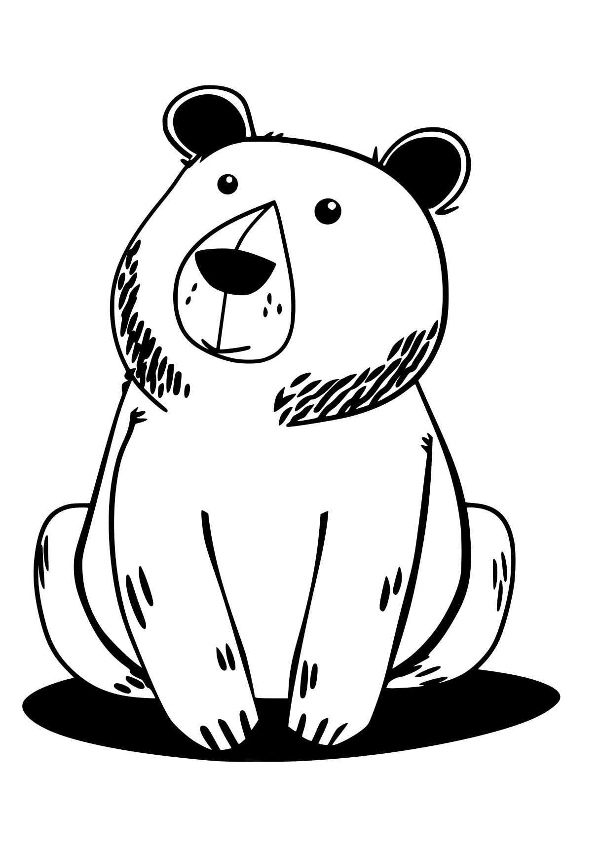 bear coloring page bear, bears, winnie, pooh, koala, free downloads