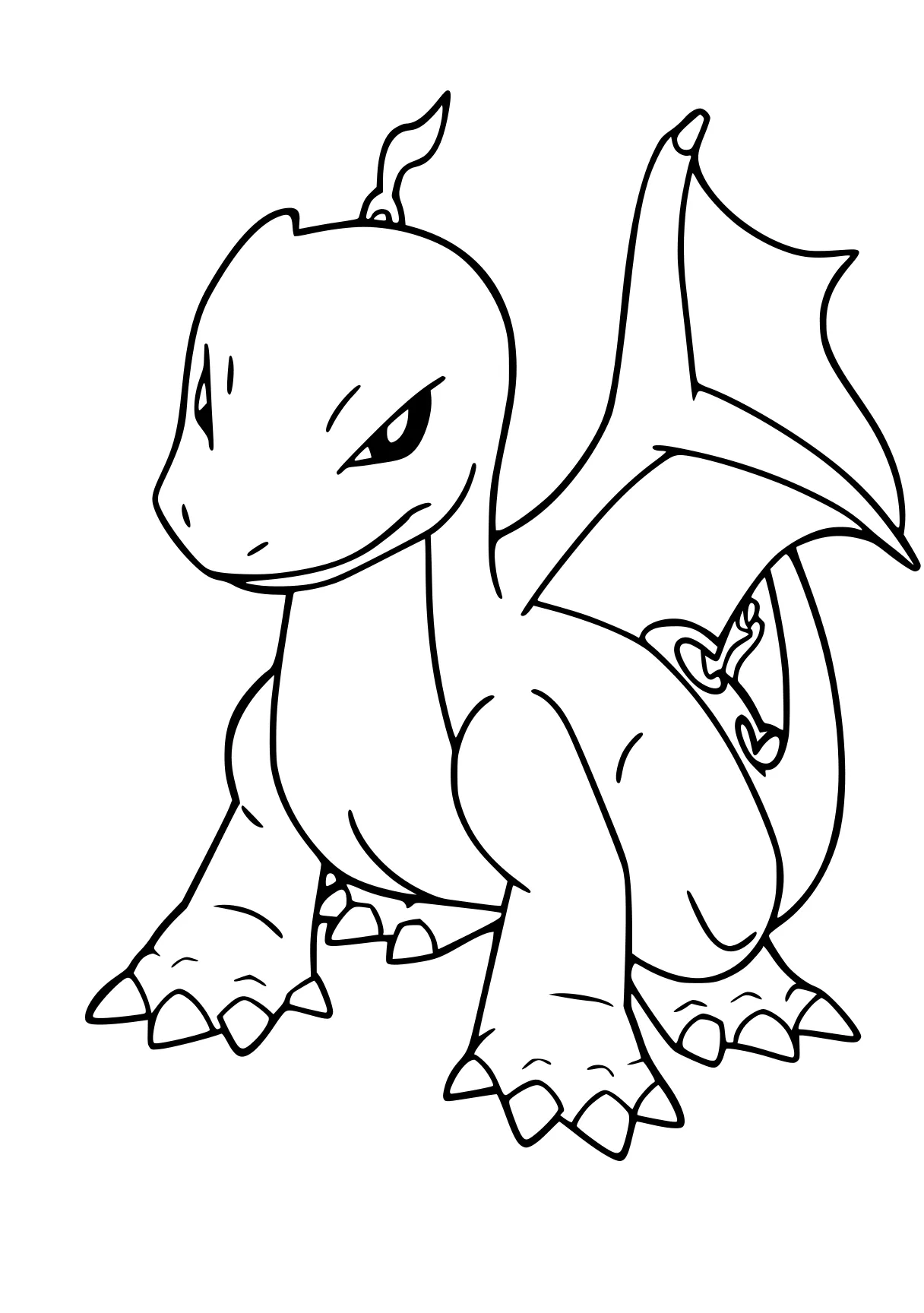 pokemon coloring pages printable charizard, charmander, dragon, dino, toothless, free page downloads