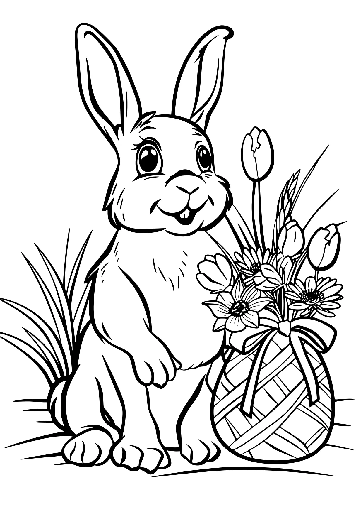 free printable easter coloring pages bunny, rabbit, easter, page downloads