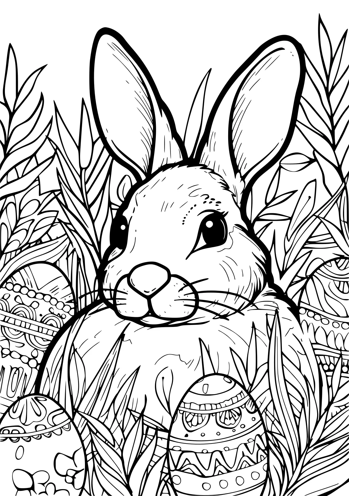 free coloring book pages rabbit, bunny, colouring, page downloads