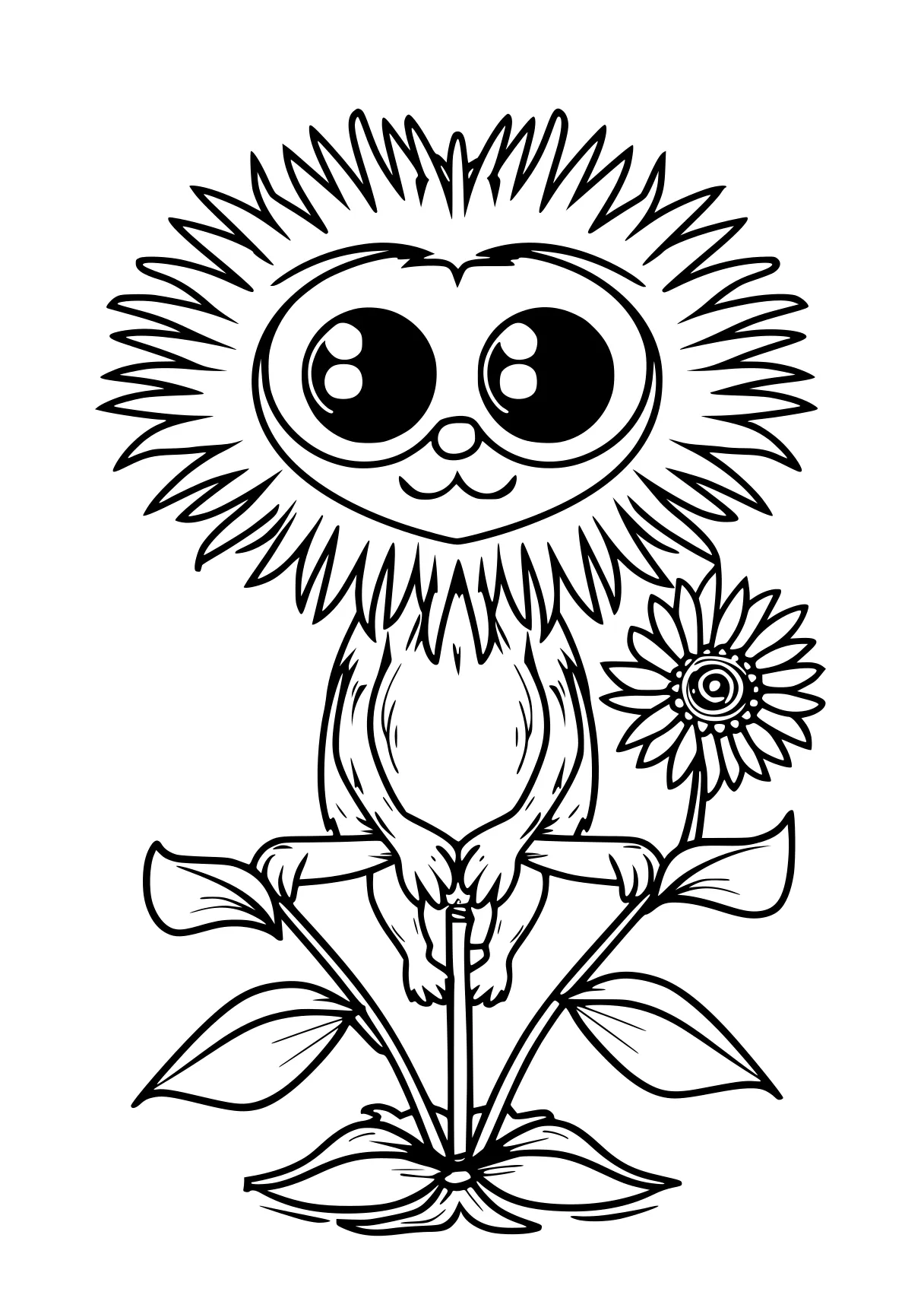 cartoon coloring pages owl, bee, hedgehog, free page downloads