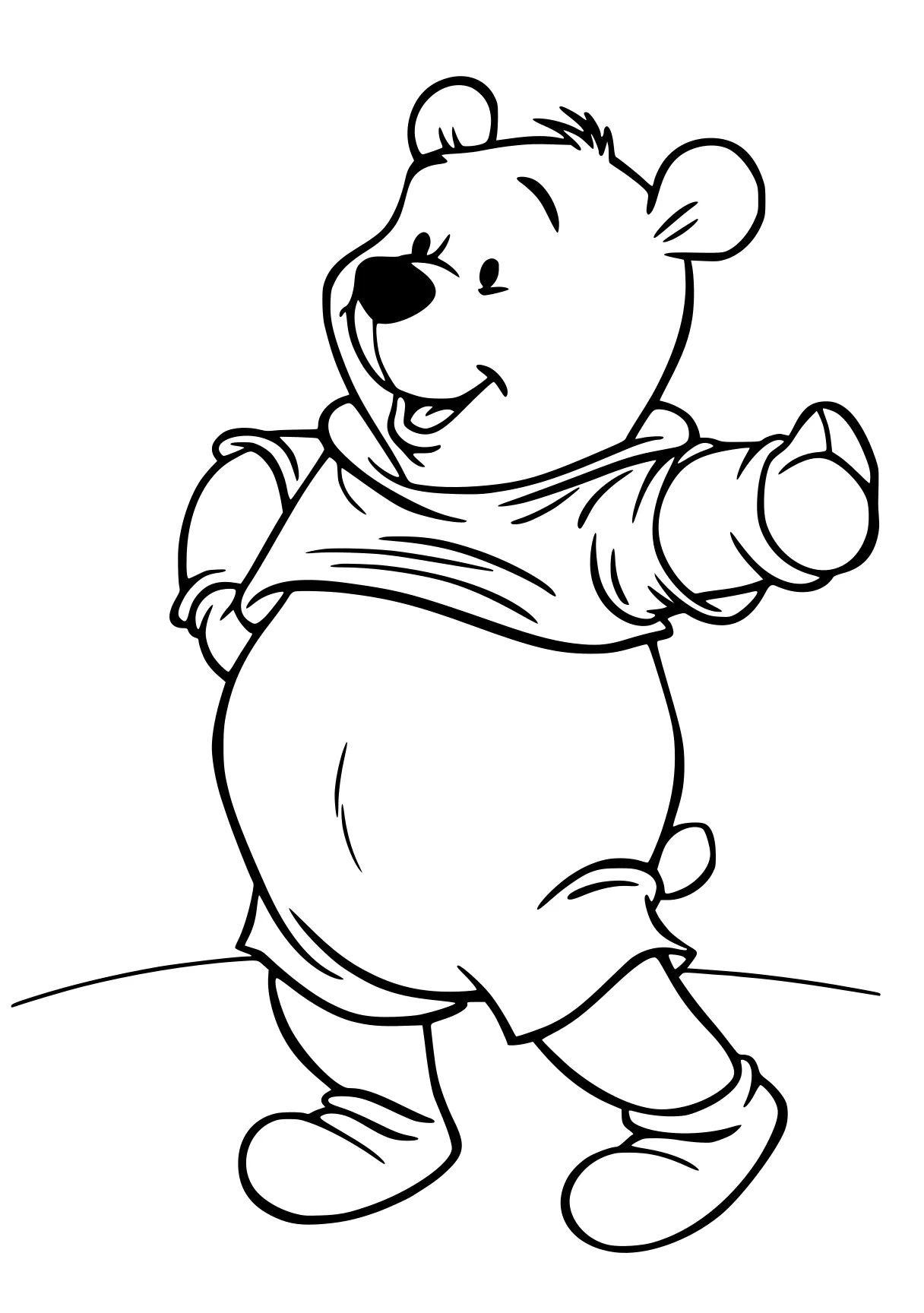 pooh coloring pages pooh, winnie, bear, fazbear, snoopy, free page downloads