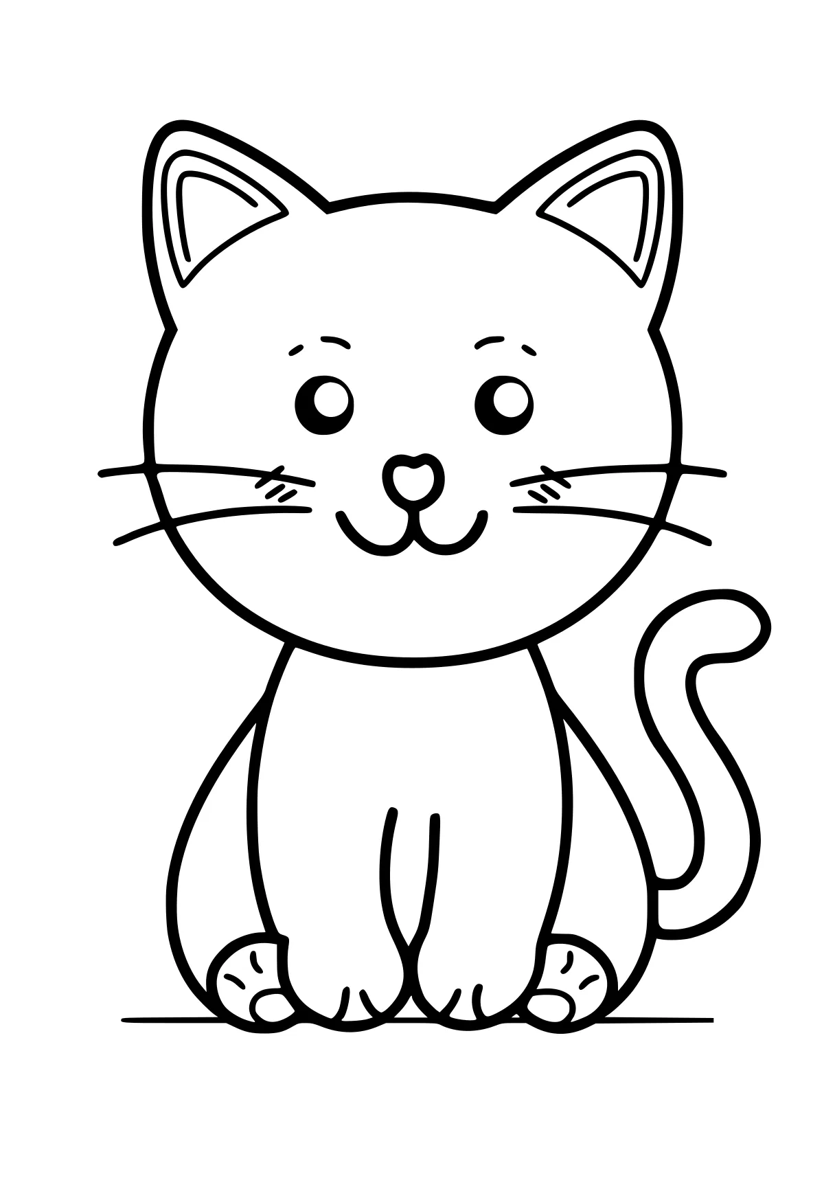 cute cat coloring pages, kitty, cat, caticorn, free page downloads