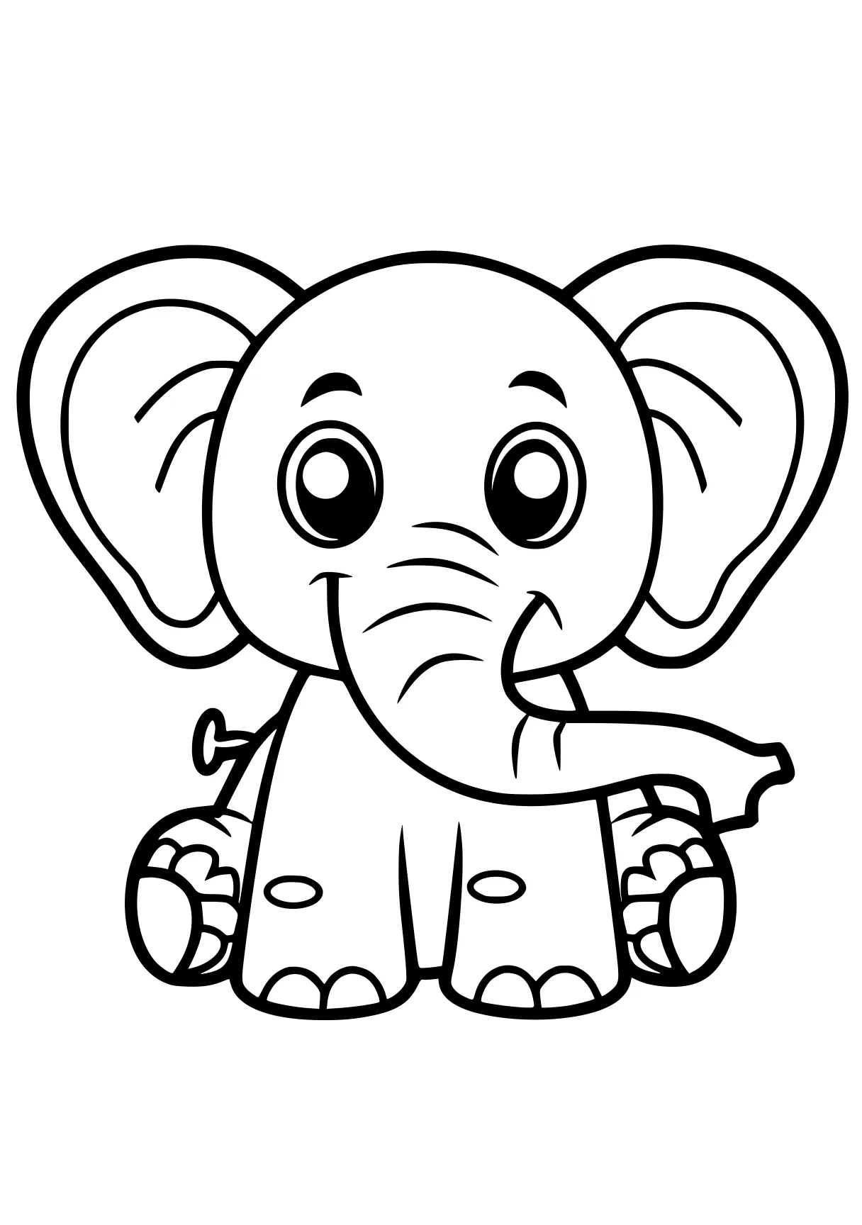 free printable coloring sheets elephant, dumbo, koala, monkey, illustrator, page downloads